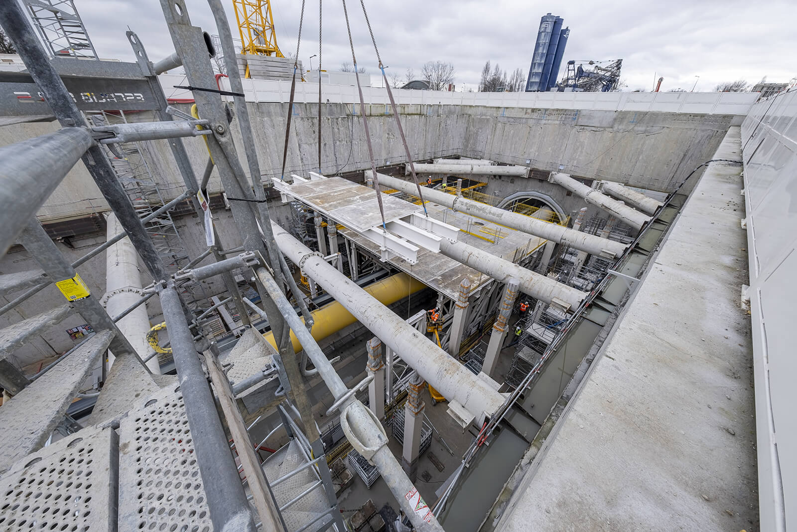 Featured image for “Formwork shoring – Future Aulnay-sous-Bois station, 93”